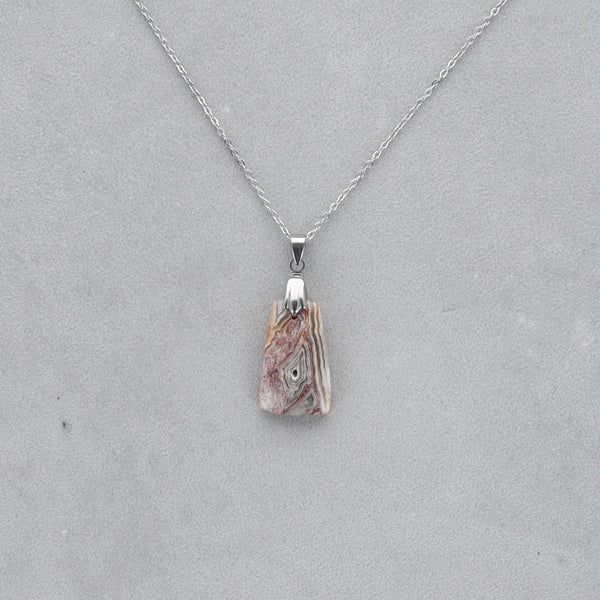 Agate Crazy Lace Cabochon percé 21