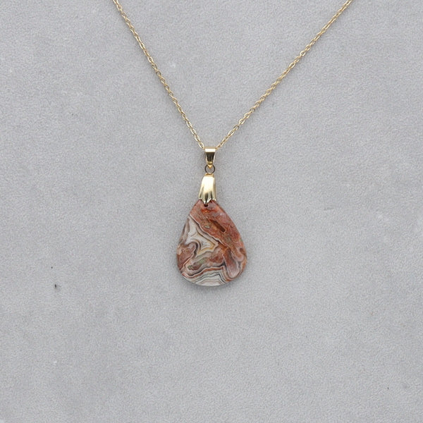 Agate Crazy Lace Cabochon percé 33