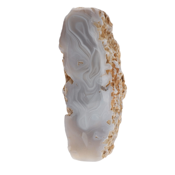 Agate Grise 1 face polie 0.799kg