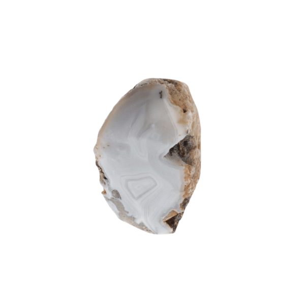 Agate Grise 1 face polie 0.603kg