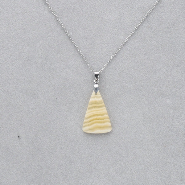 Agate Crazy Lace jaune Cabochon percé 4