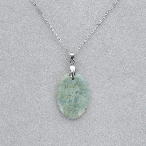 Aigue Marine Cabochon percé 36