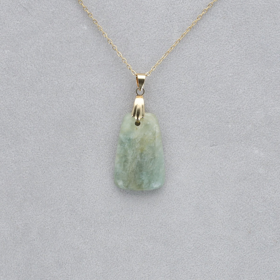 Aigue Marine Cabochon percé 41