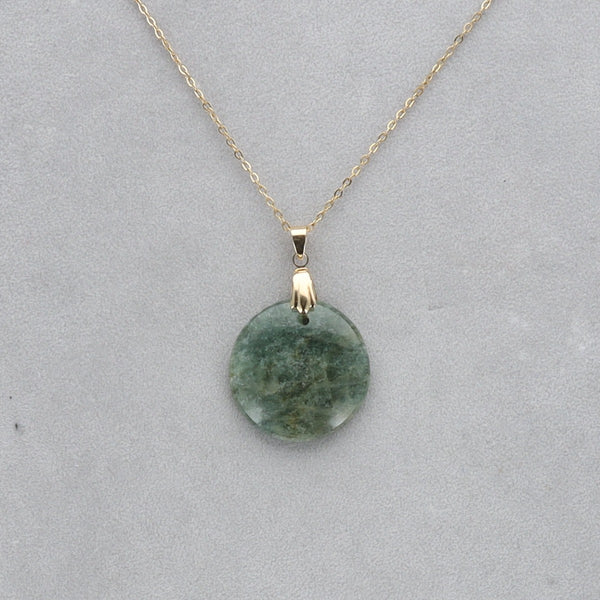 Aigue Marine Cabochon percé 52