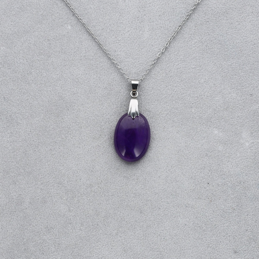 Améthyste Extra Cabochon percé 13