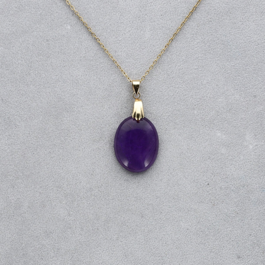 Améthyste Extra Cabochon percé 6