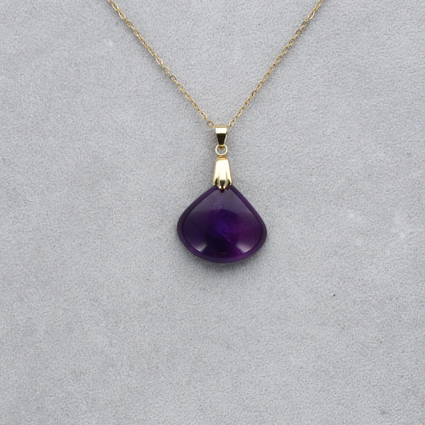 Améthyste Extra Cabochon percé 7