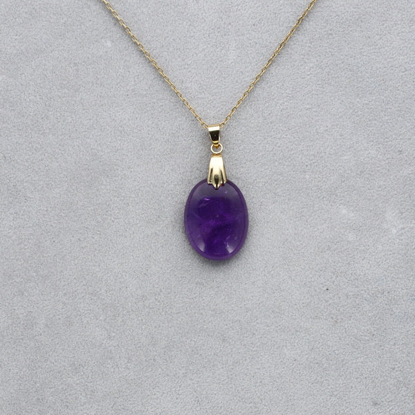 Améthyste Extra Cabochon percé 8