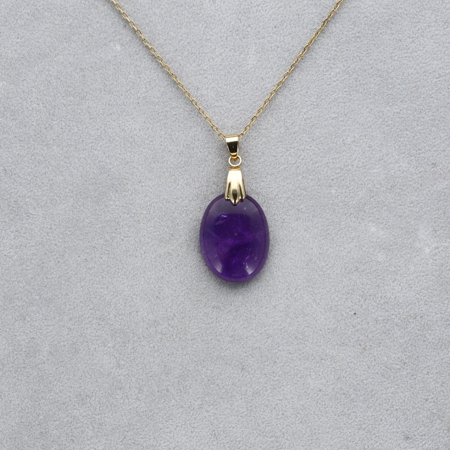 Améthyste Extra Cabochon percé 8