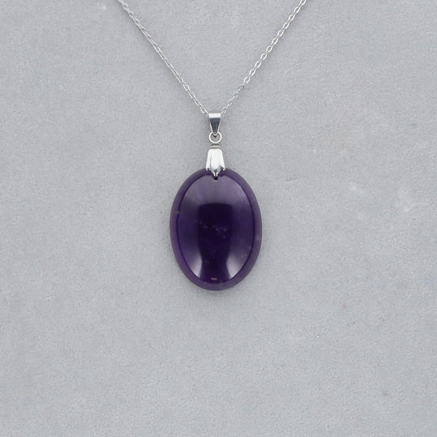Améthyste Extra Cabochon percé 17