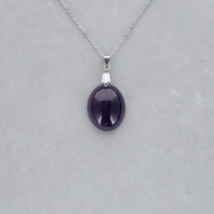Améthyste Extra Cabochon percé 18