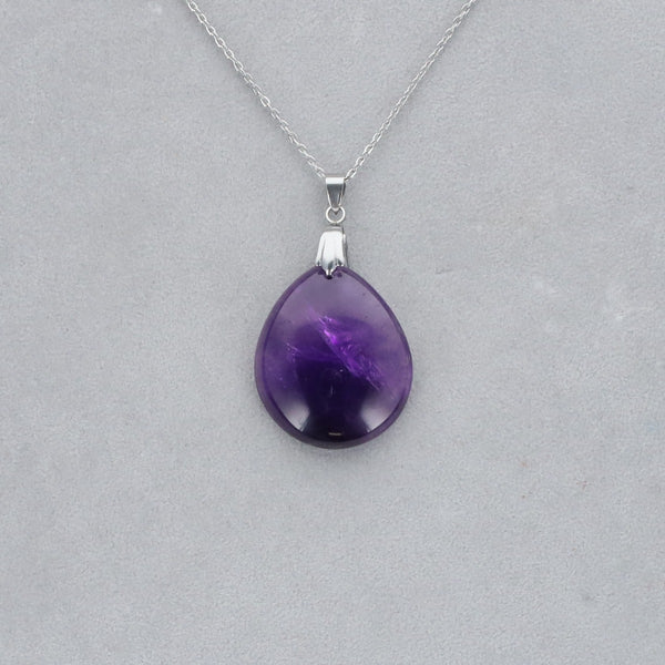Améthyste Extra Cabochon percé 20