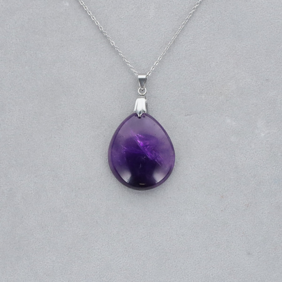 Améthyste Extra Cabochon percé 20