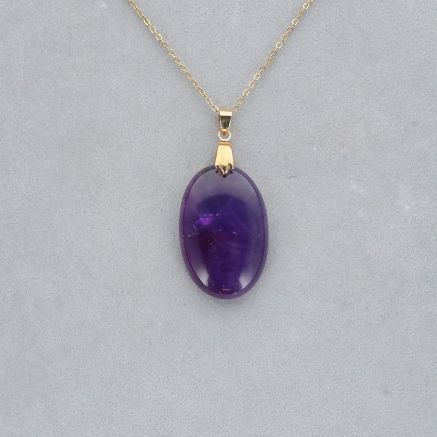Améthyste Extra Cabochon percé 23