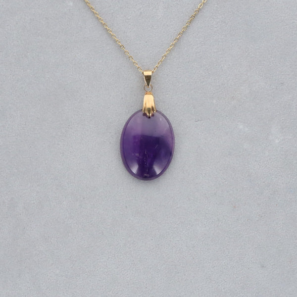 Améthyste Extra Cabochon percé 24