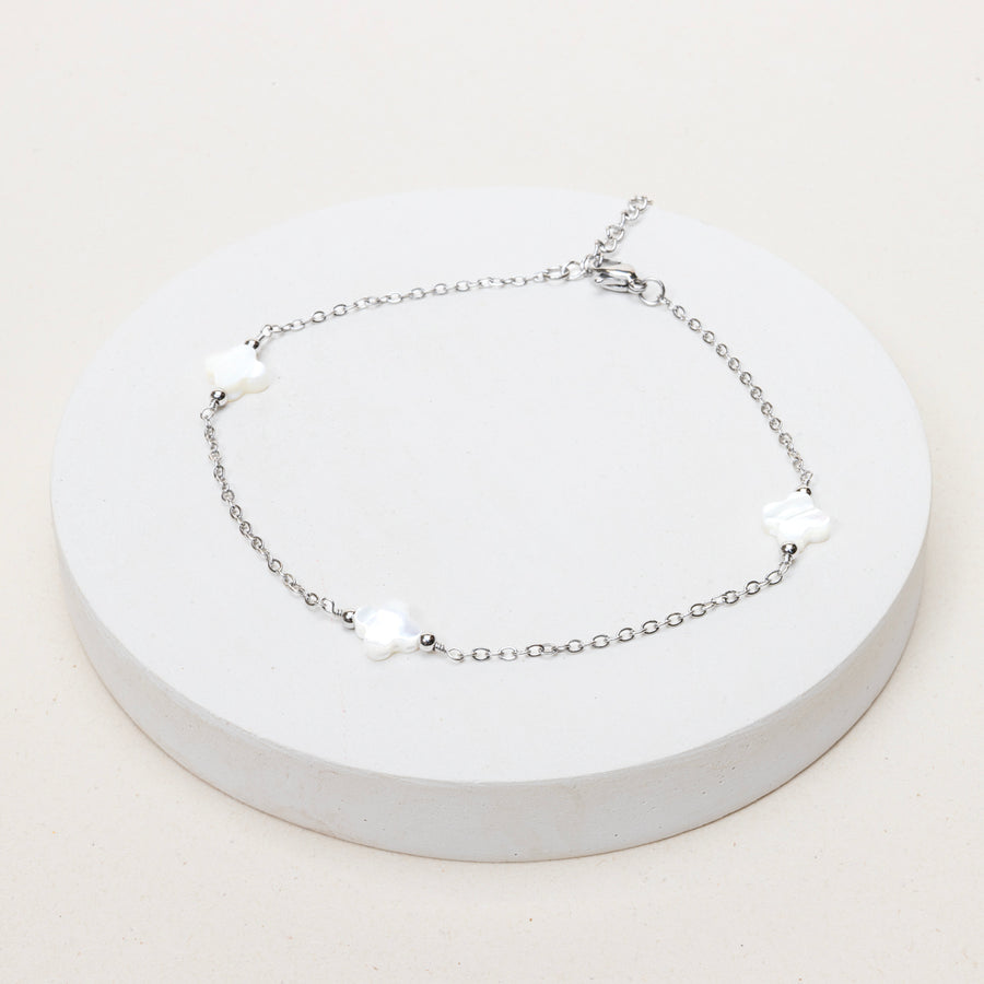 Bracelet de cheville Tahia - Nacre