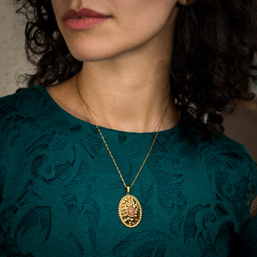 Collier Jasmine - Pierre du soleil