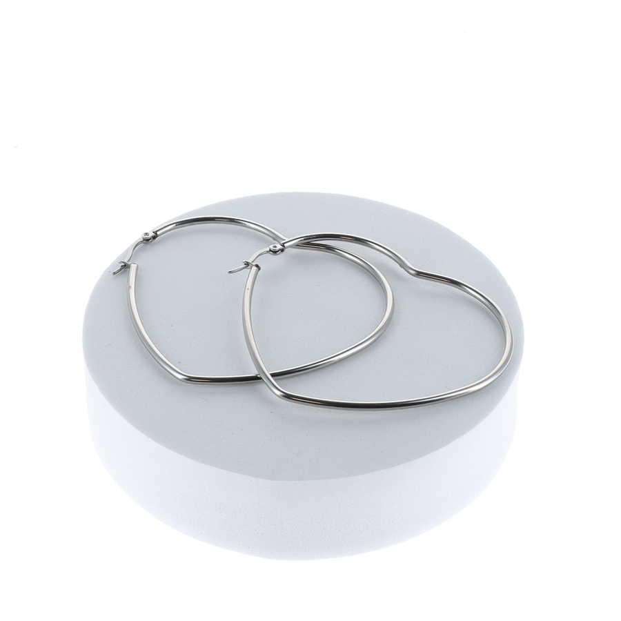 Boucles d'oreilles coeur - Clarisse