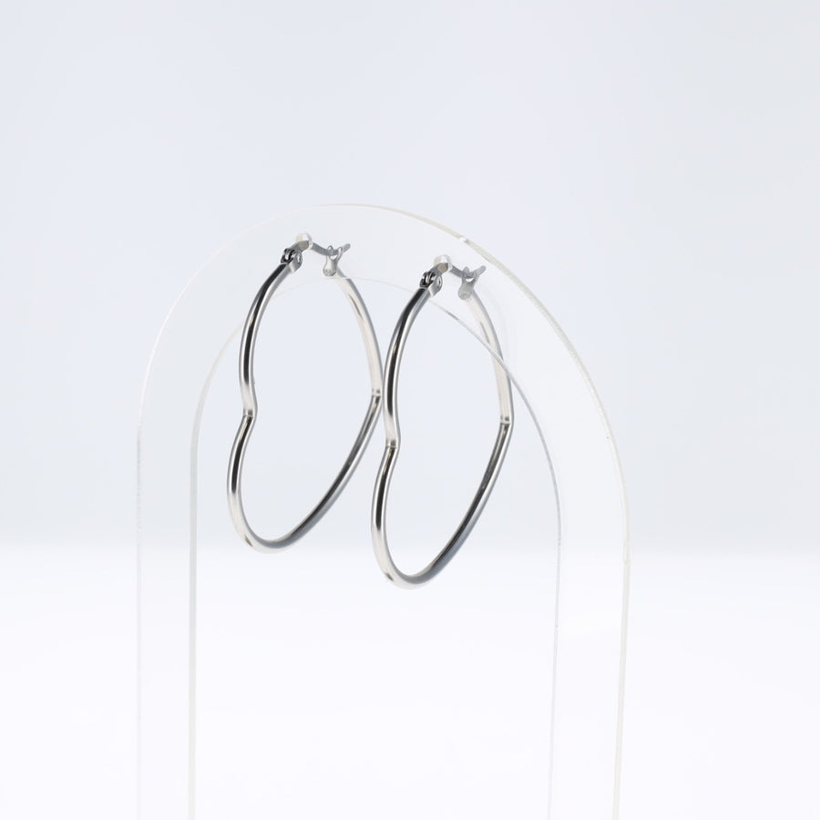 Boucles d'oreilles coeur - Gaëlle