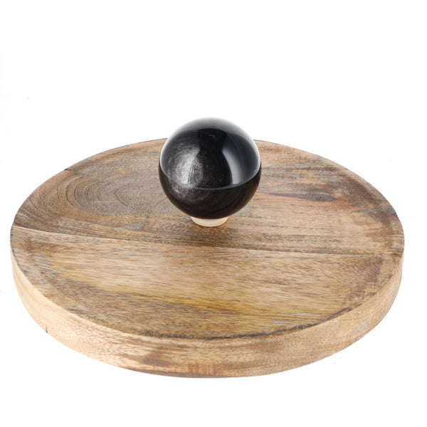 Boule Obsidienne Argentée 0.335kg