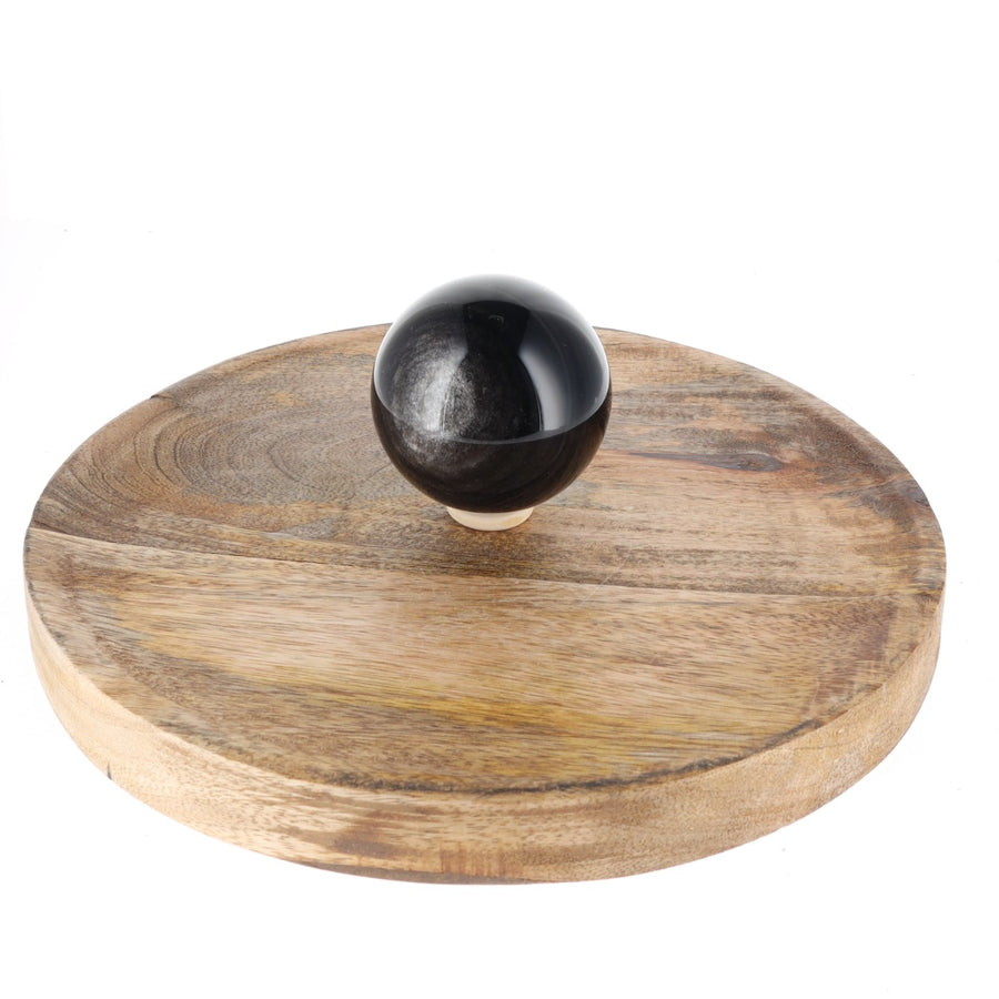 Boule Obsidienne Argentée 0.335kg