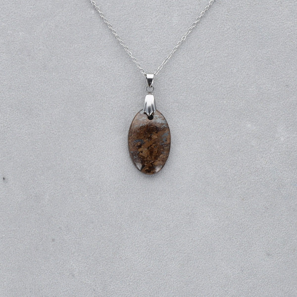 Bronzite Cabochon percé 3