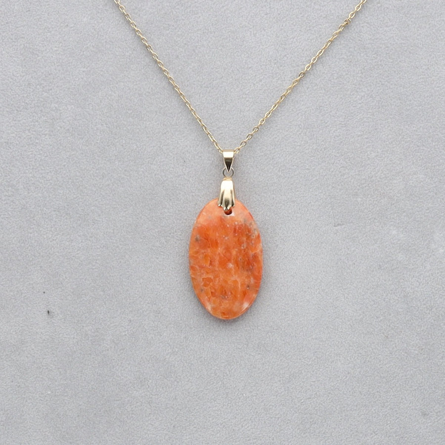 Calcite Orchidée Cabochon percé 14