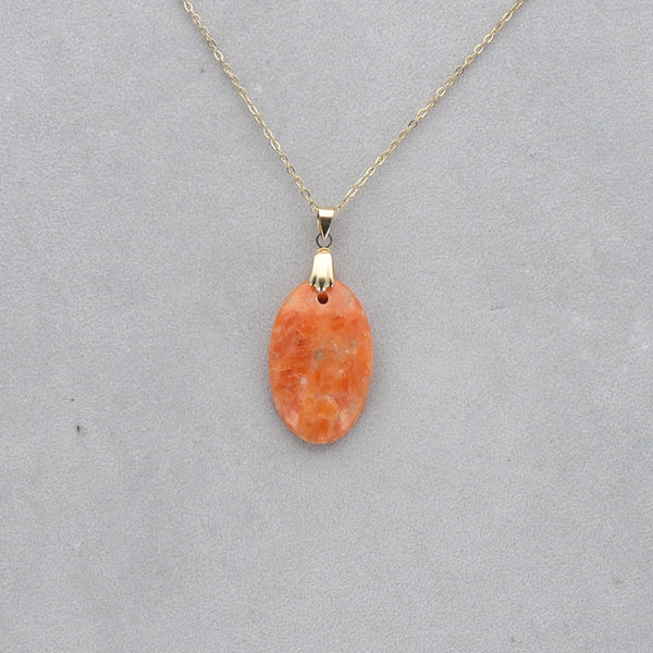 Calcite Orchidée Cabochon percé 23