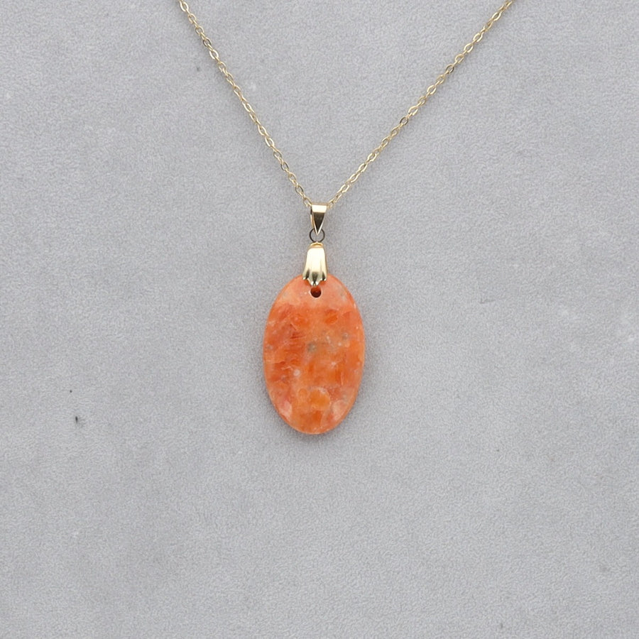Calcite Orchidée Cabochon percé 23