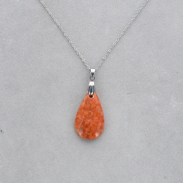 Calcite Orchidée Cabochon percé 27