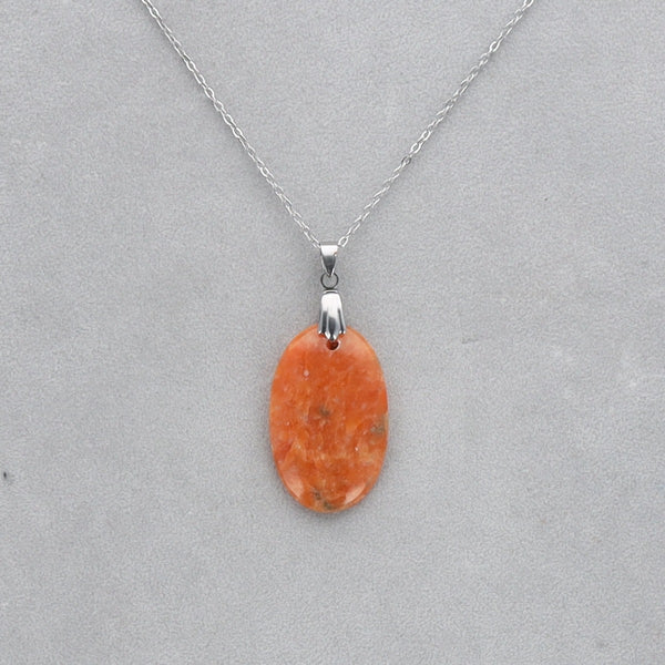Calcite Orchidée Cabochon percé 28
