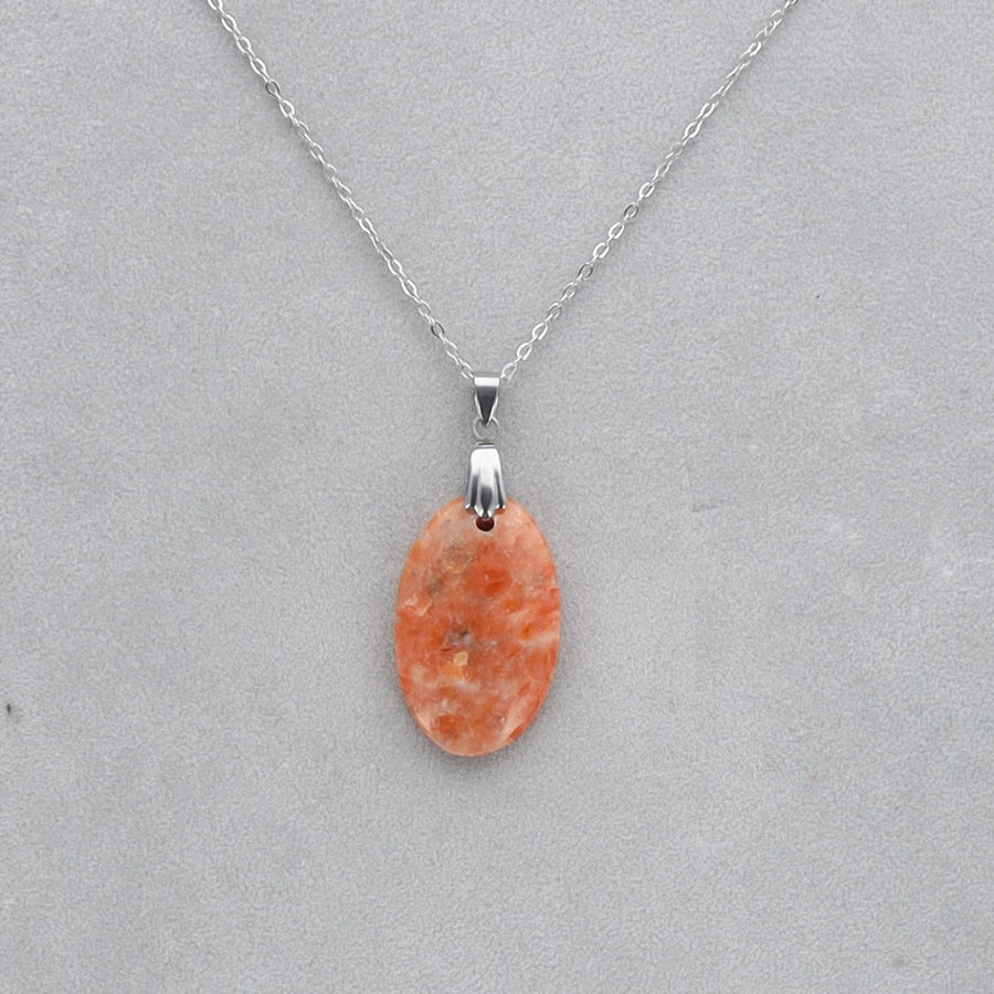 Calcite Orchidée Cabochon percé 30