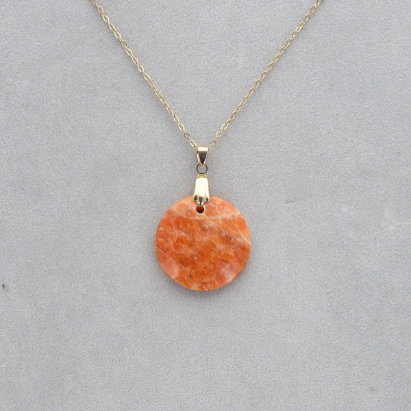Calcite Orchidée Cabochon percé 32