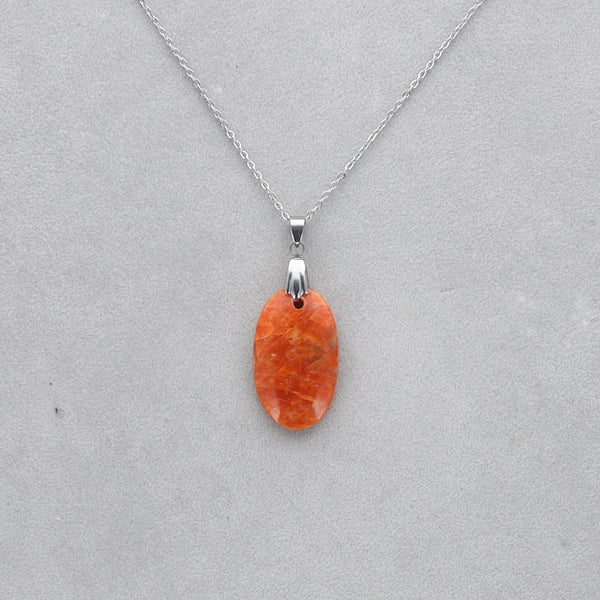 Calcite Orchidée Cabochon percé 5