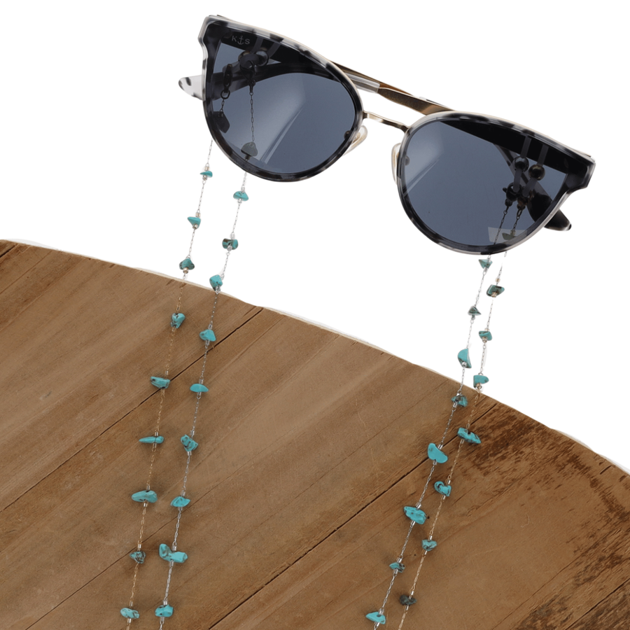Chaine de lunette Nera - Turquoise