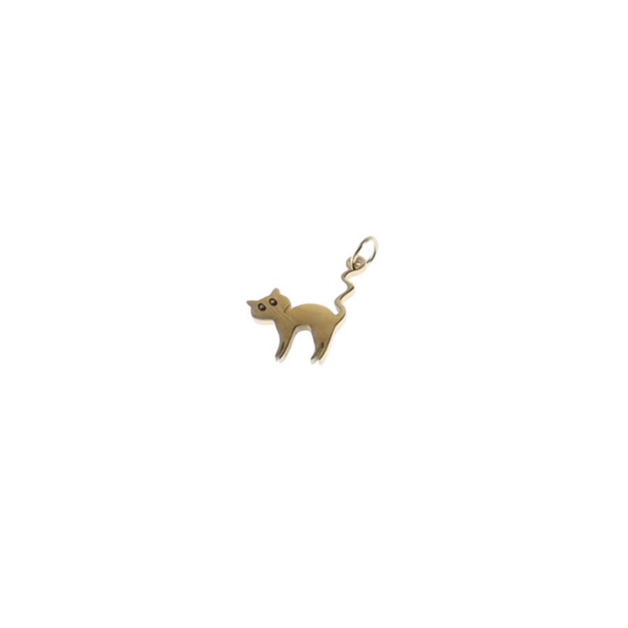 Charms Chat Doré Halloween