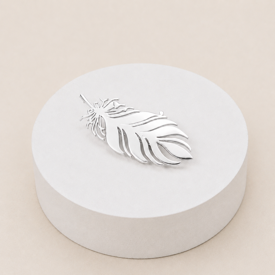 Broche plume - Léonie