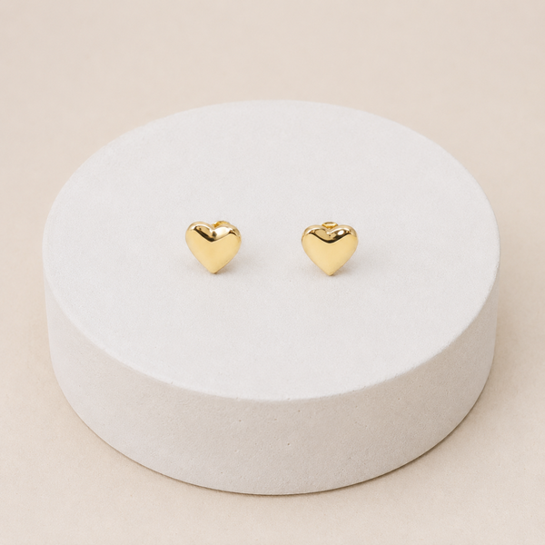 Boucles d'oreilles coeur - Clémence