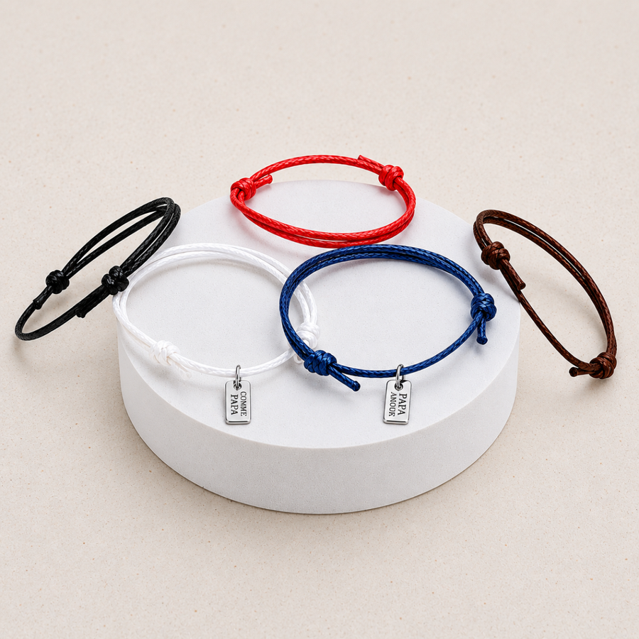 Malhoë - bracelet duo père/enfant