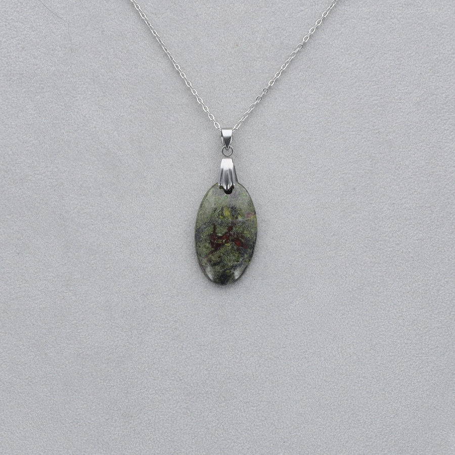 Dragon Vert Cabochon percé 16