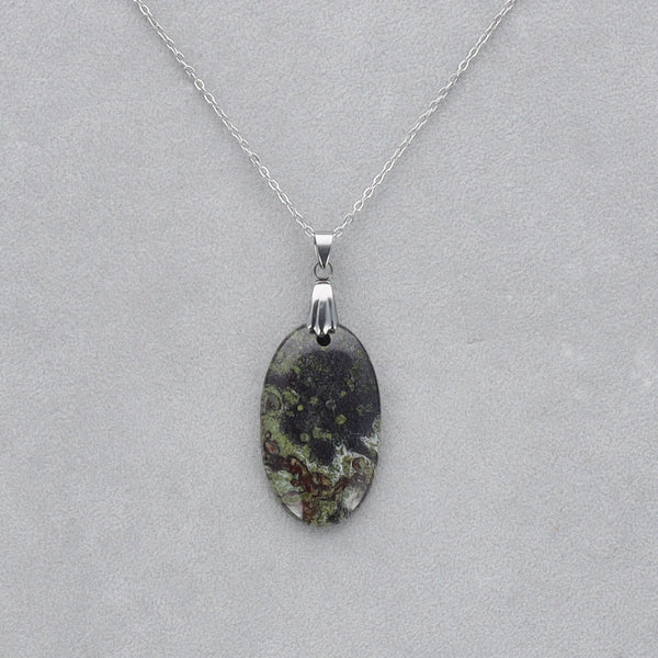 Dragon Vert Cabochon percé 19