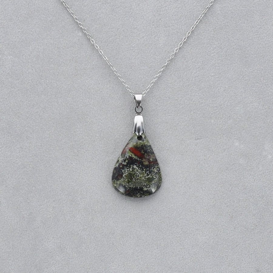 Dragon Vert Cabochon percé 23