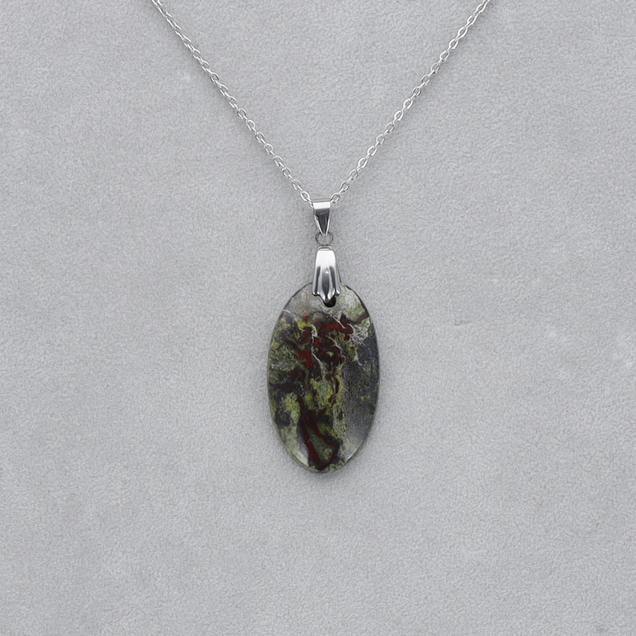 Dragon Vert Cabochon percé 24