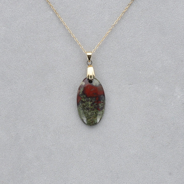 Dragon Vert Cabochon percé 26