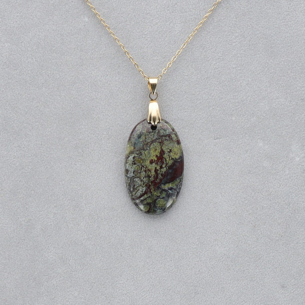 Dragon Vert Cabochon percé 28