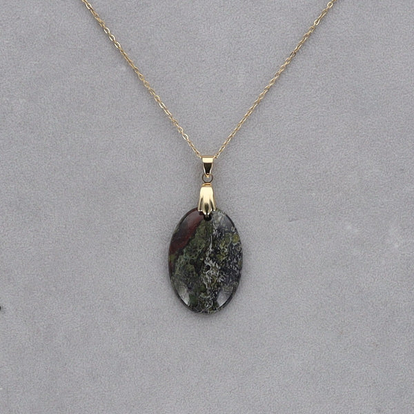 Dragon Vert Cabochon percé 33