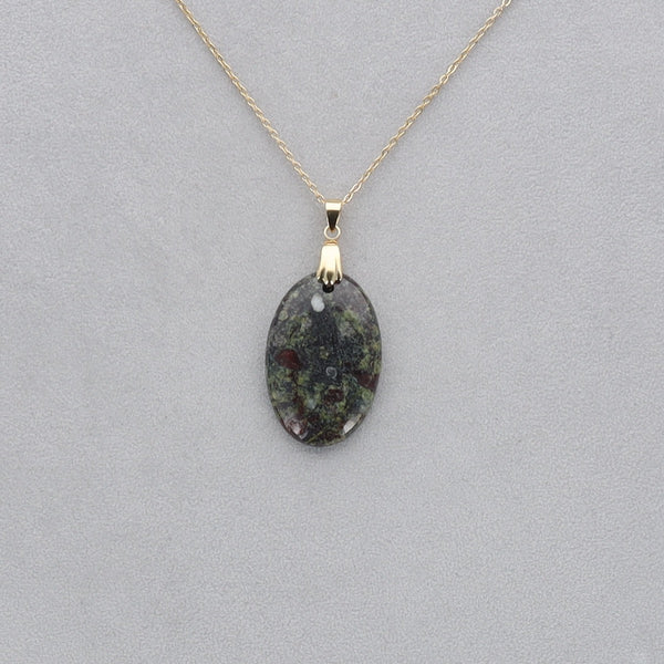Dragon Vert Cabochon percé 4