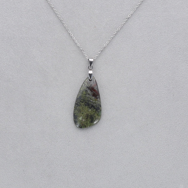 Dragon Vert Cabochon percé 5