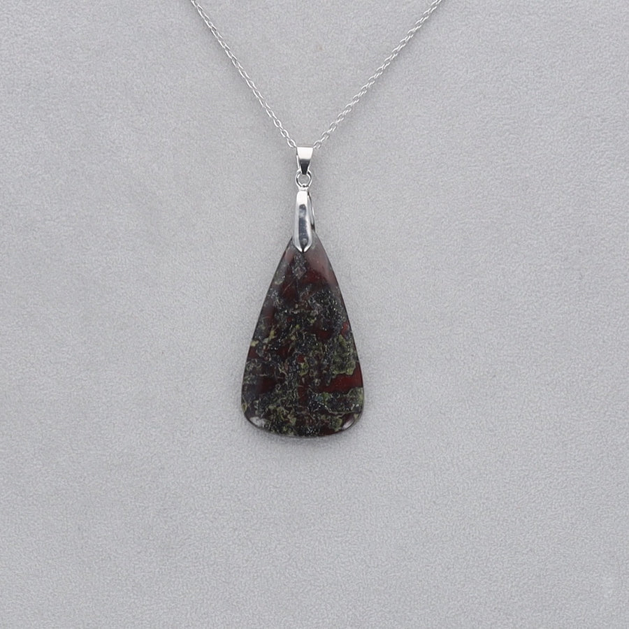 Dragon Vert Cabochon percé 6
