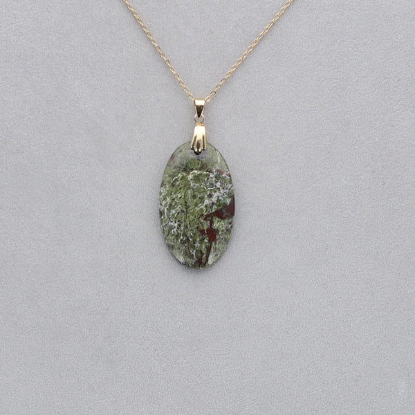 Dragon Vert Cabochon percé 7